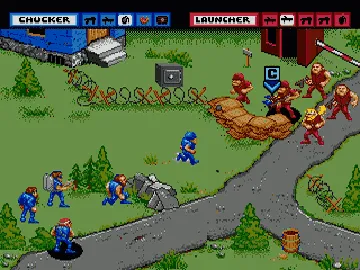 General Chaos (USA, Europe) screen shot game playing